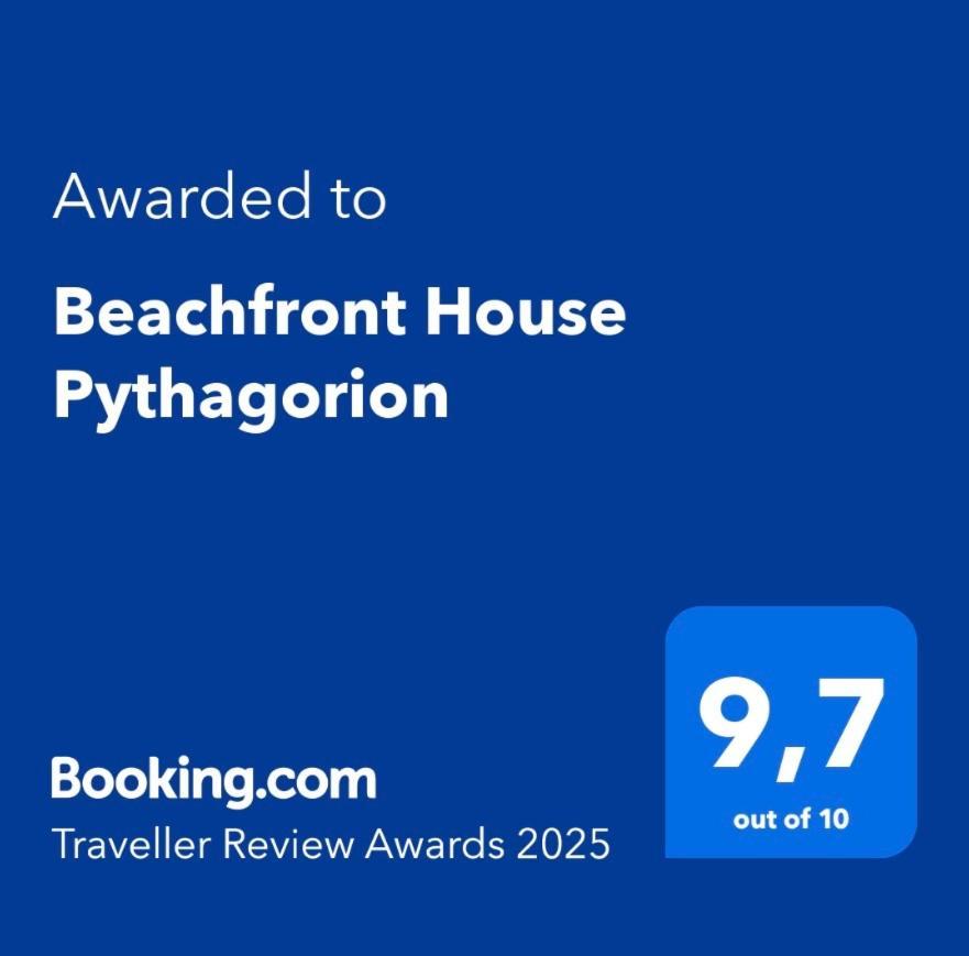 Beachfront House Pythagorion Buitenkant foto